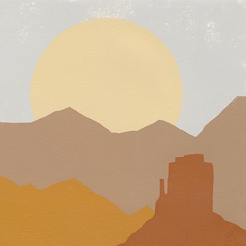 Impresión artística para pared Sol del desierto I por Moira Hershey, 16 x 16 pulgadas