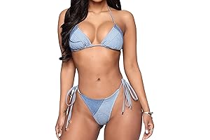 Women's Denim Lingerie Bikini Set: Unleash Your Inner Siren