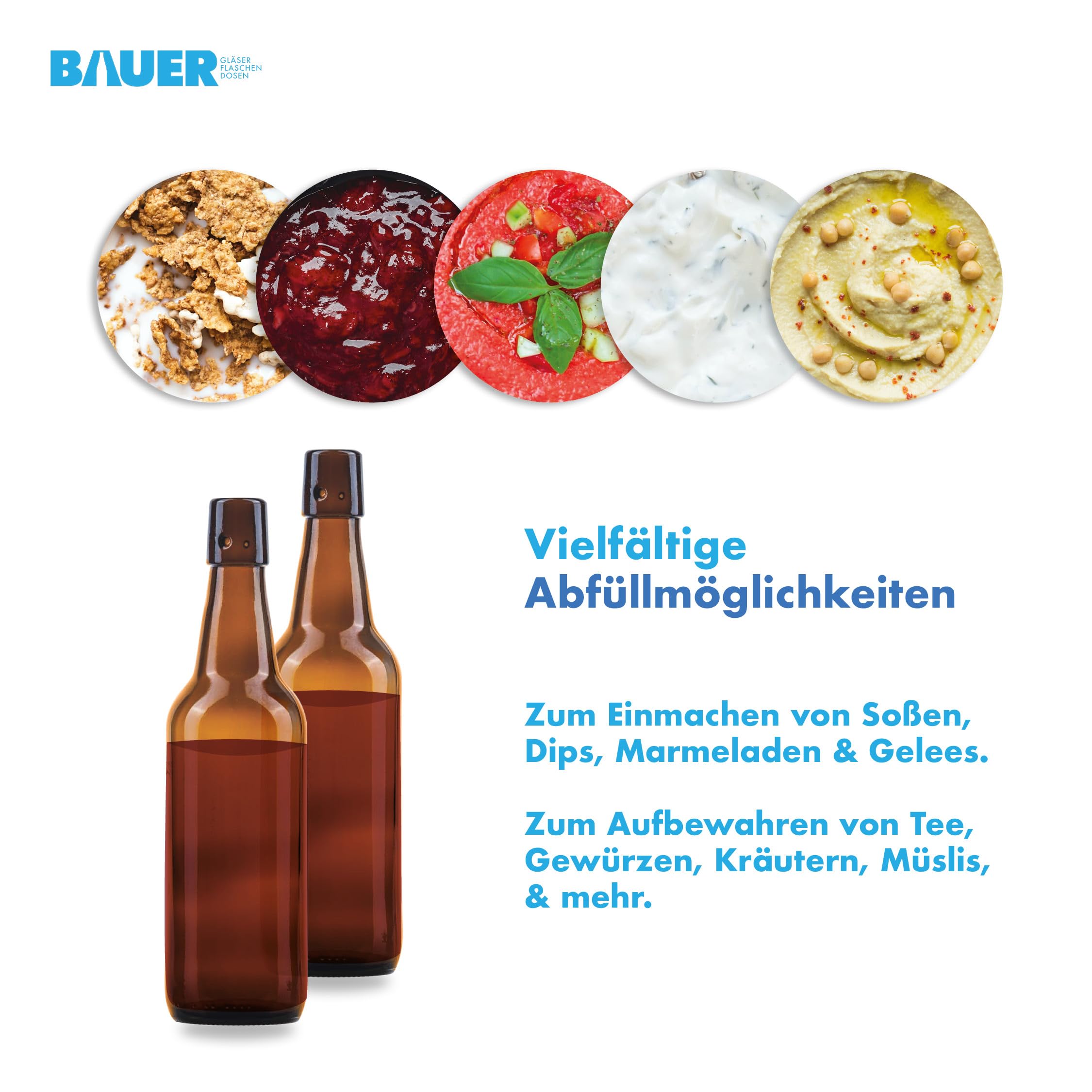 6 botellas de cerveza de 500 ml, color marrón, incluye tapón a juego – 6 botellas de cristal de 500 ml, perfectas como botellas de 500 ml, botellas de licor de 500 ml.