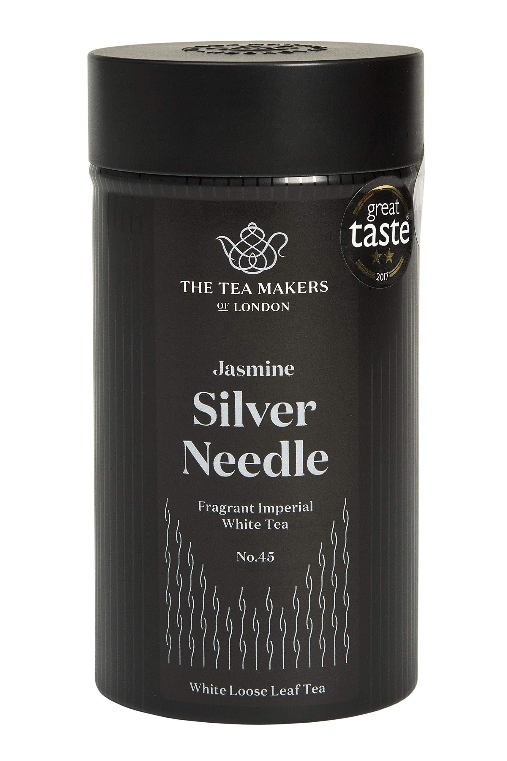 The Tea Makers of London Imperial Jasmine Silver Needle Loose Leaf White Tea 50g Caddy