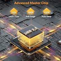 Carcasă externă iDsonix pentru SSD M.2 NVMe PCIe, USB-C 3.2 Gen2 10Gbps, adaptor din aluminiu, montare fără unelte, compatibil UASP, M-Key și B+M, dimensiuni 2230 2242 2260 2280 5
