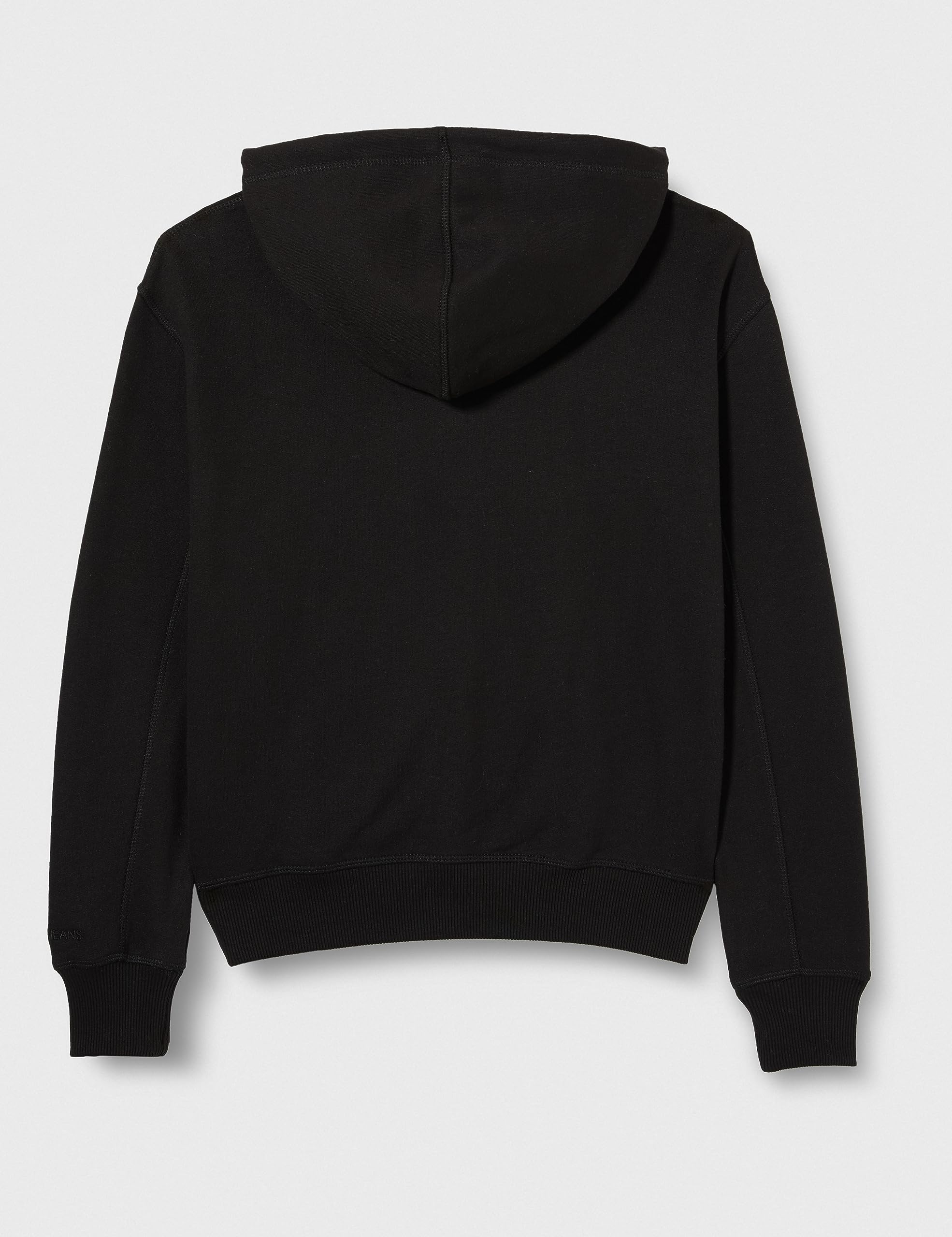 Calvin Klein Jeans Sweat Femme Ck Embroidery Avec Capuche, Noir (Ck Black), M