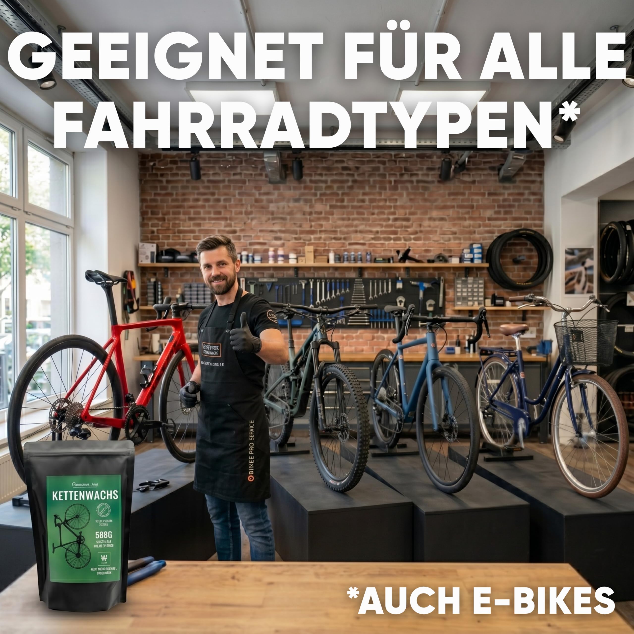 24SENDIT Ultimate Kettenwachs Set Heißwachs + Flüssigwachs + Entfetter | Komplettset für einfachen Umstieg auf Kettenwachs - für Rennrad, Gravel, MTB und E-Bike - einfache Anwendung, PTFE-frei