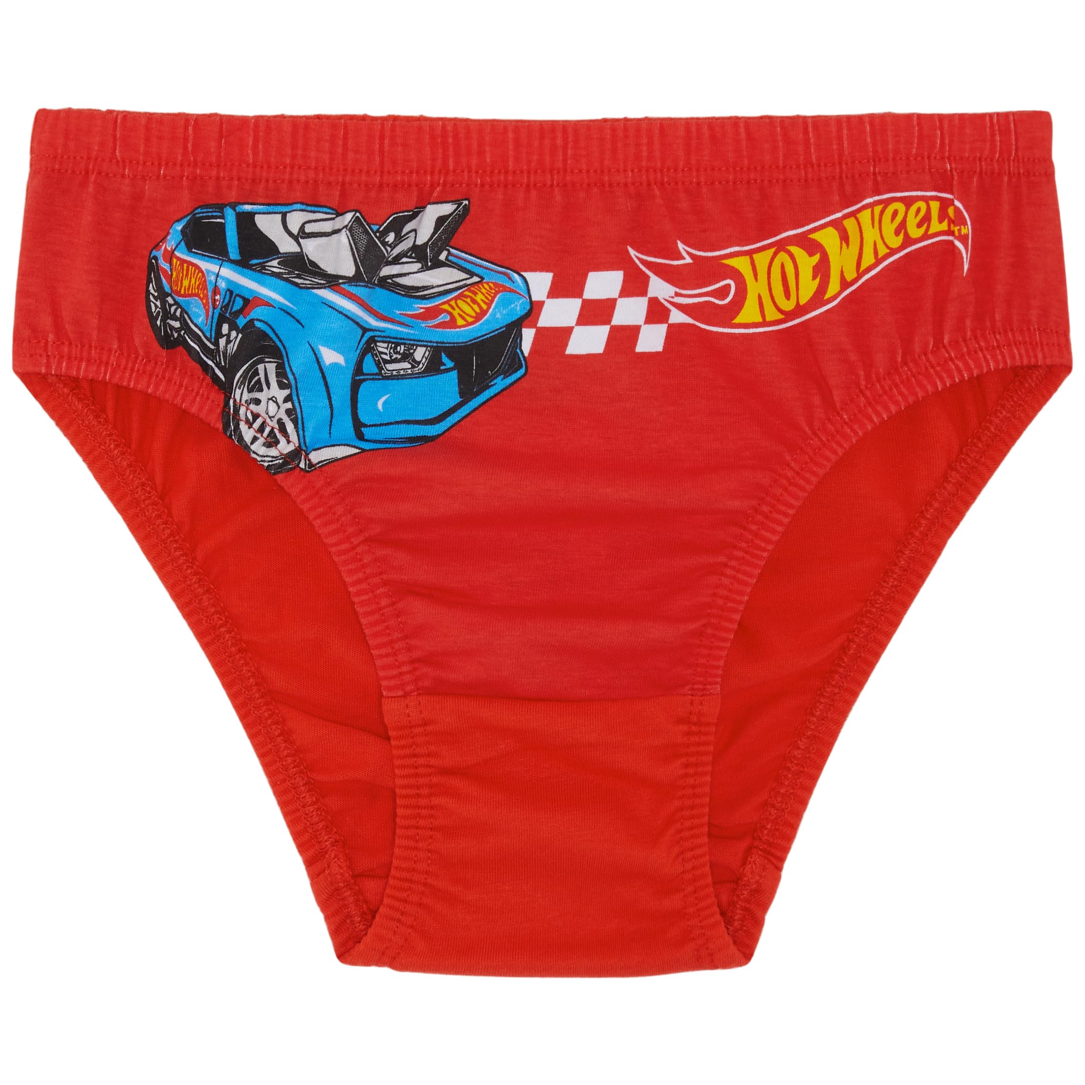 Hot Wheels Lot de 5 Slips Cars 100% Coton
