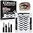 Luxillia Magnetic Eyelashes Kit - 10 Piece Magnetic Eyelash & Eyeliner Set with Applicator - Natural Look Easy Apply Reusable Fake Extension Lashes, No Glue - Pestaas Postizas Magnticas Naturales