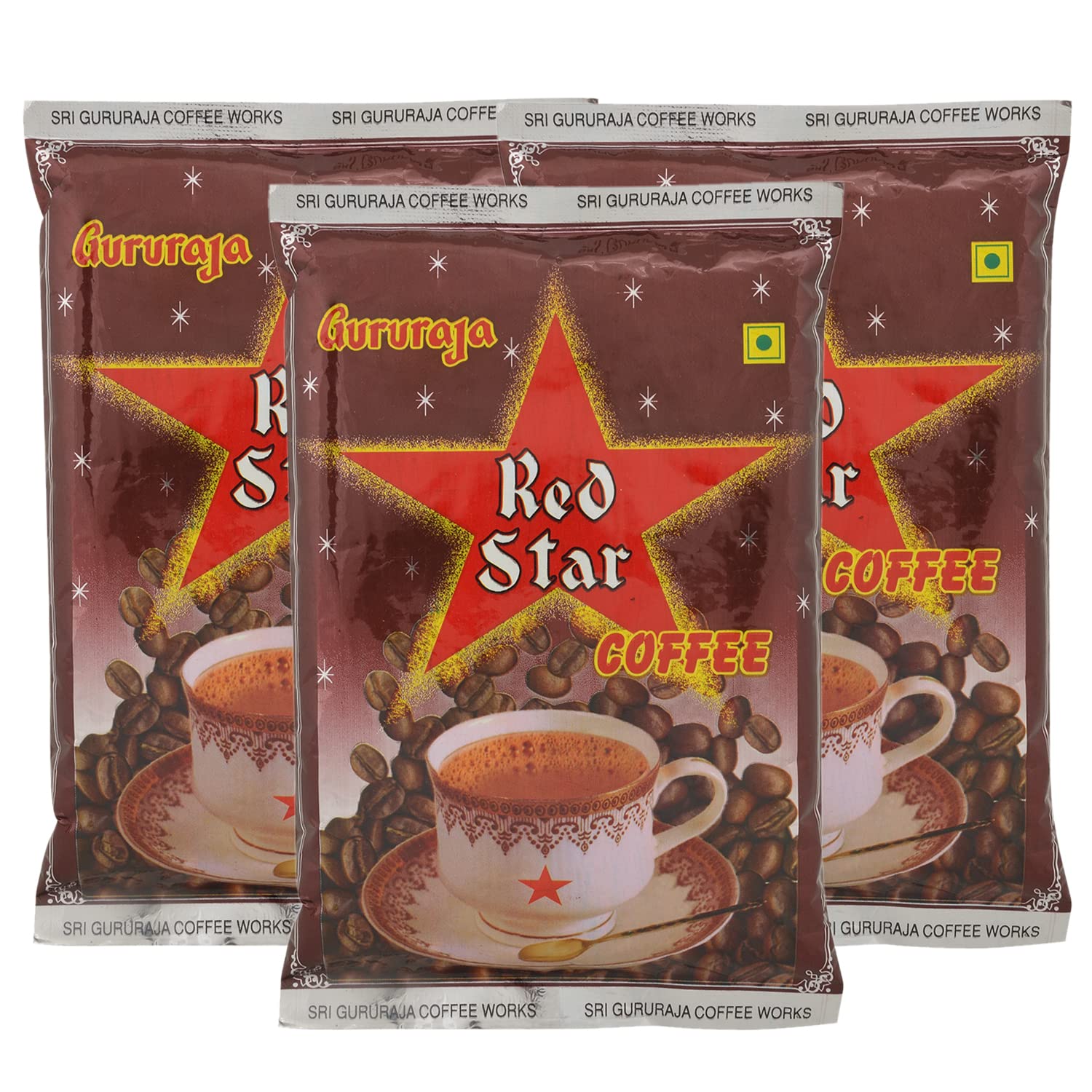 See full amazon price history chart for Gururaja Red Star South Indian Filter Coffee with Blend of 70% Coffee and 30% Chicory, Strong Coffee with Robusta Beans, 250g (Pack of 3) Gururaja Red Star South Indian Filter Coffee with Blend of 70% Coffee and 30% Chicory, Strong Coffee with Robusta Beans, 250g (Pack of 3) (B09JW2M67Q) Amazon Price History, Amazon Price Tracker