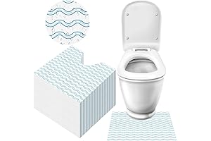 100 Pcs Disposable Toilet Floor Protector