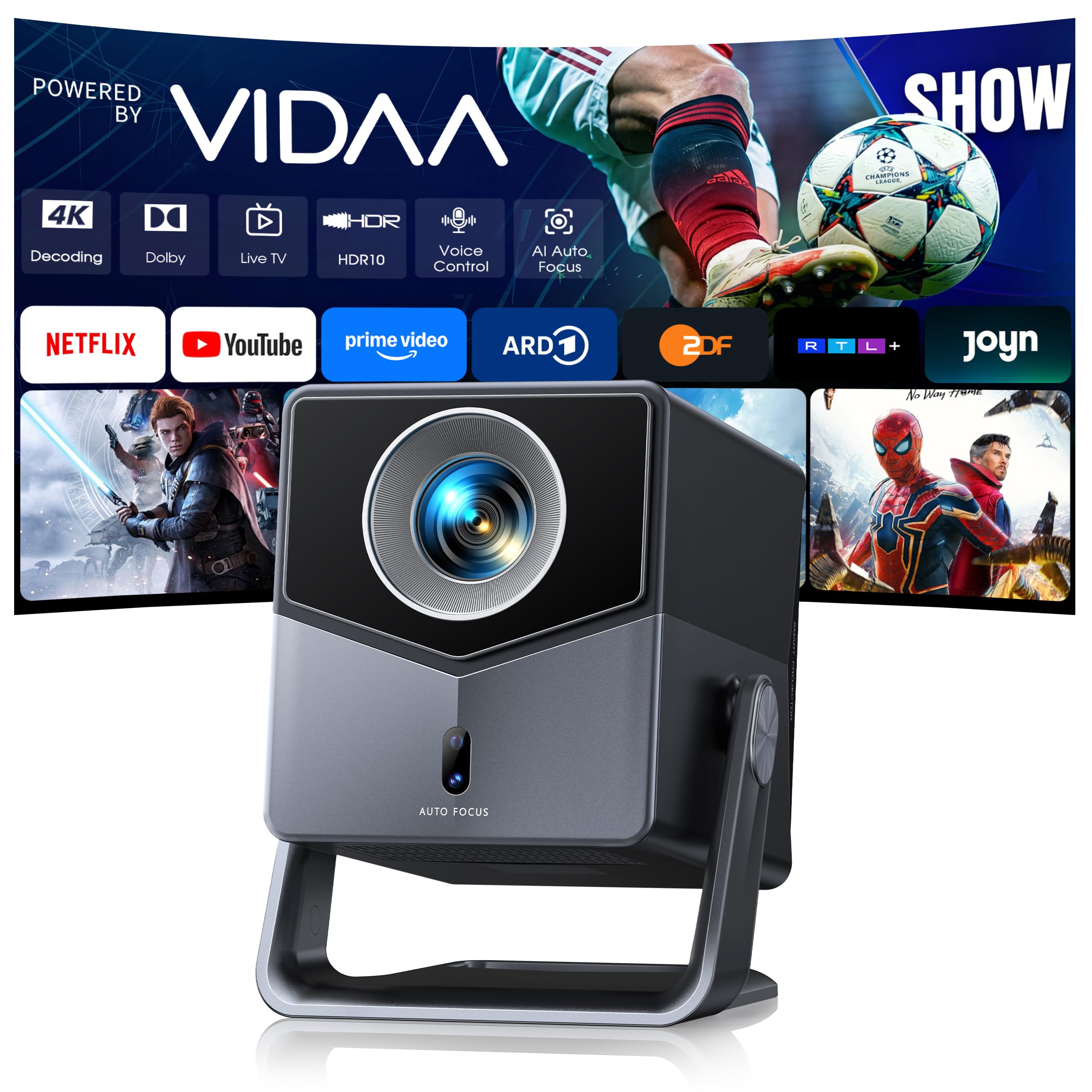 Magcubic Mini Beamer 4K Smart Projektor 5G WiFi 6 BT 5.4 Ansicht 11