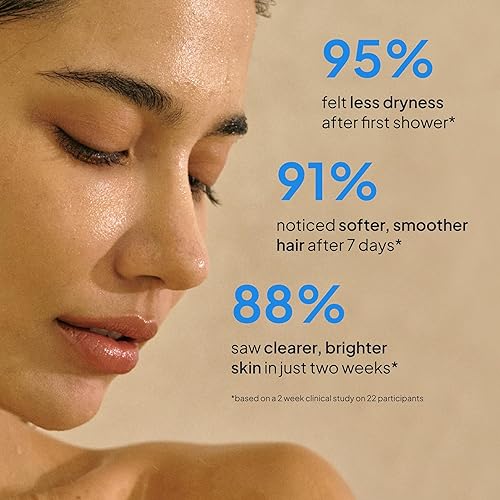 Miniatura 8 de SecondShower - Cabezal de ducha filtrado, clínicamente probado para la salud de la piel, certificado NSF, alta presión de grado SPA, filtración