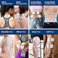 Vista 7 de TENS 7000 Official TENS Unit Electrode Pads, 16 Pack - Premium Quality OTC TENS Pads, 2" X 2" - Compatible with Most TENS Machines, Replacement