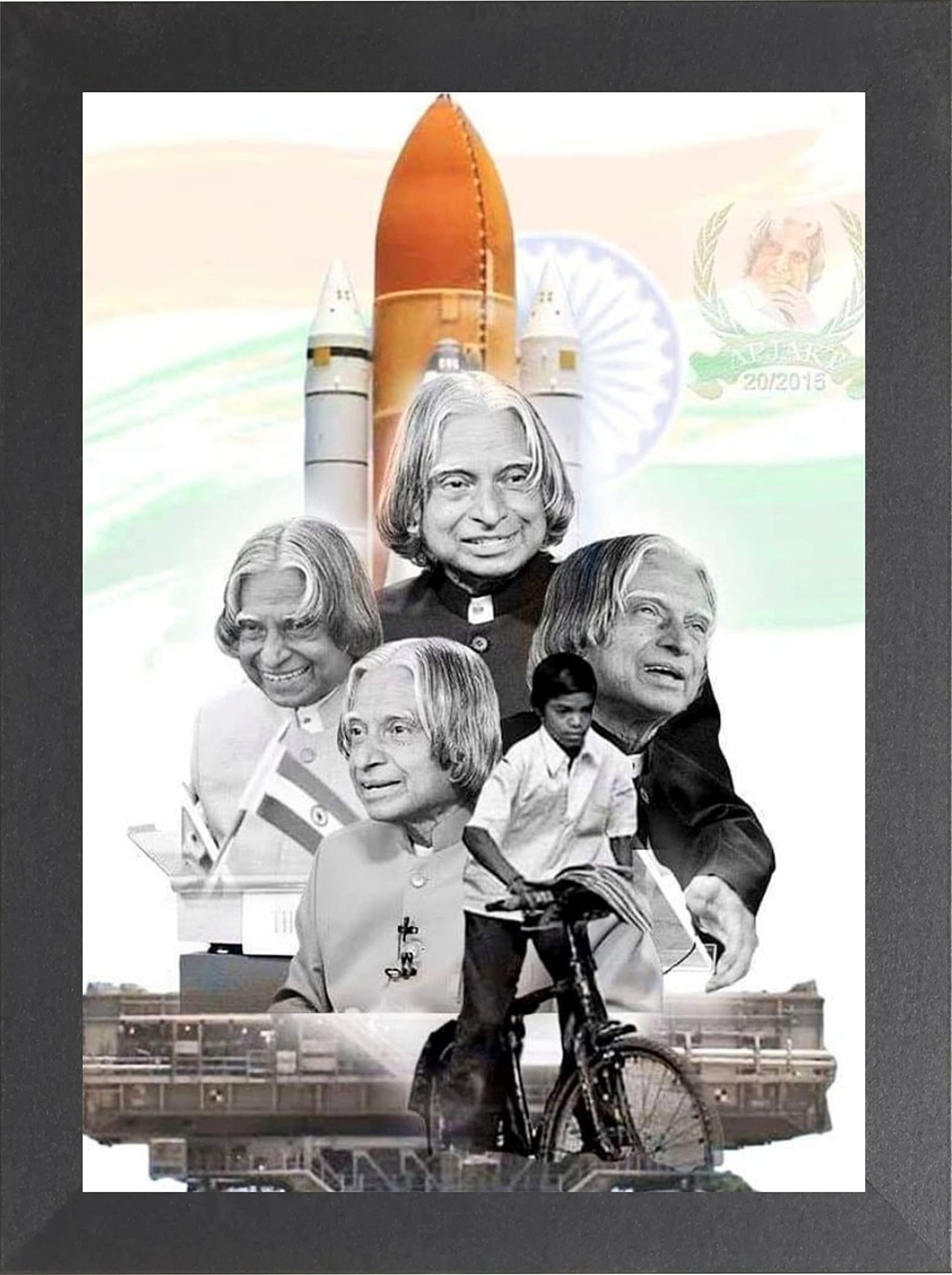 NUOSHOPPING D.r APJ Abdul Kalam A4 Photo Frame (8.5x11) A4 APJ-0109-picture-27