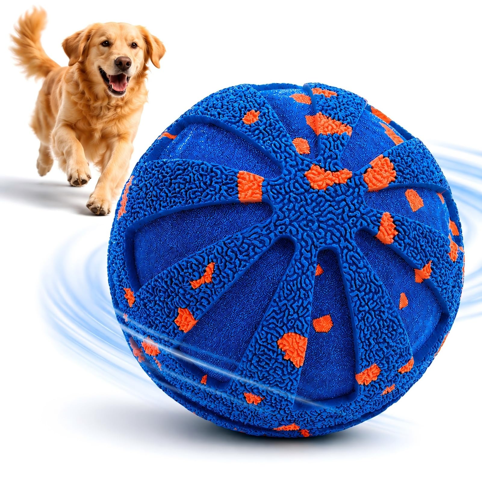 DFQ Palla interattiva per cani, blu