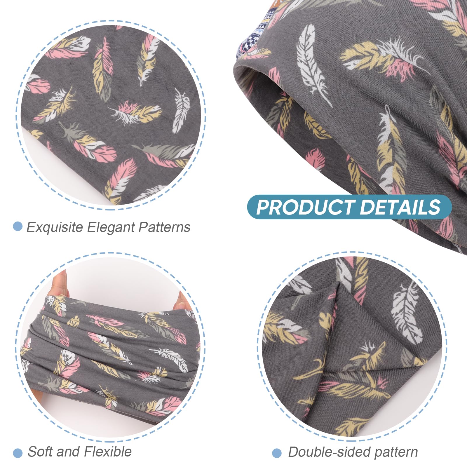DRESHOW Bonnet Souple Bonnets Chapeaux Femme Slouch Jersey Léger Respirant Bonnet Tombant Chapeau pour Chimio Femmes
