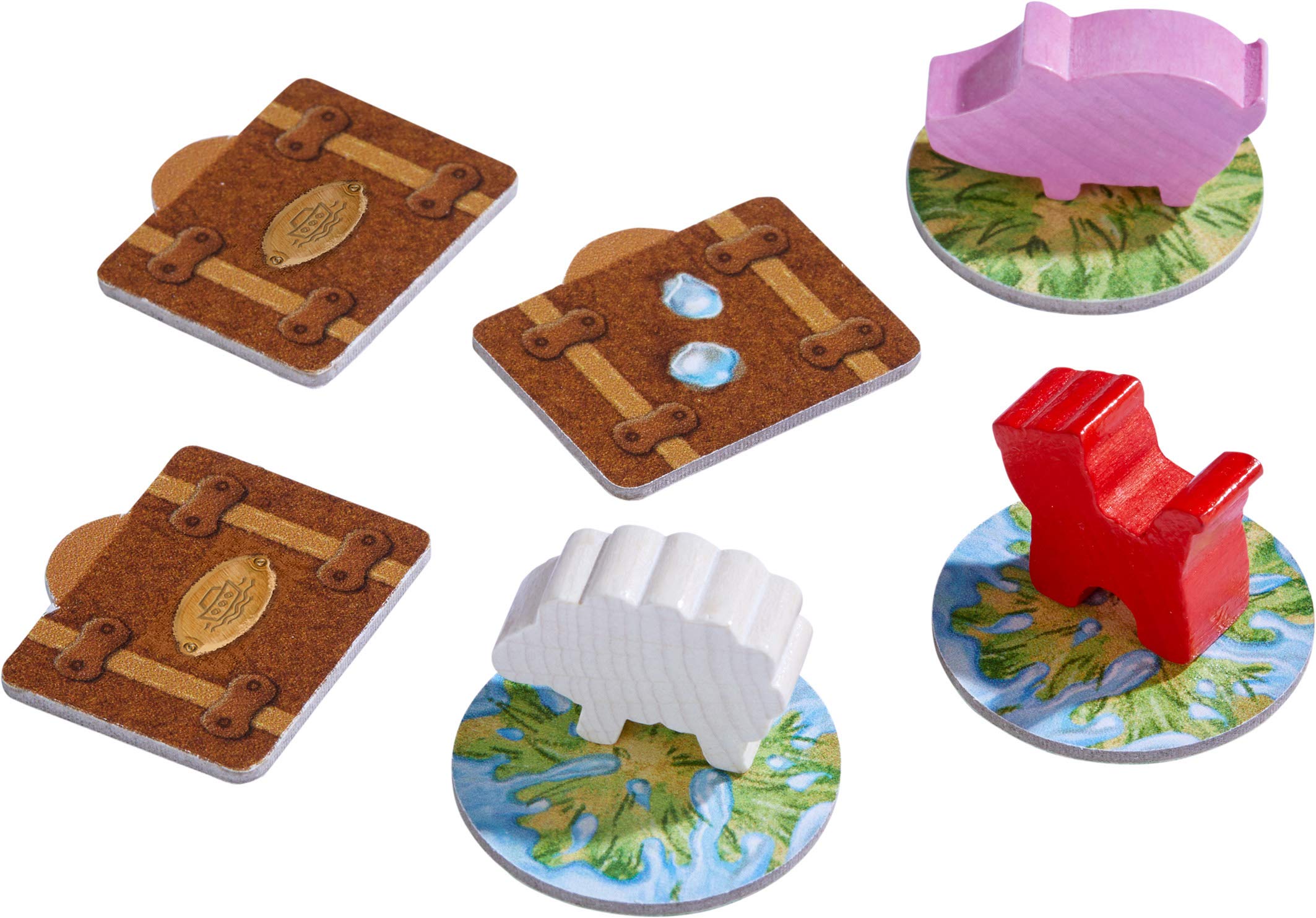HABA 305838 - Ab auf die Arche, Spiel ab 3 Jahren, made in Germany bunt