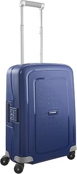 Samsonite S'Cure - Spinner S, Hand Luggage, S (55 cm), 34 L, Blue (Dark Blue)