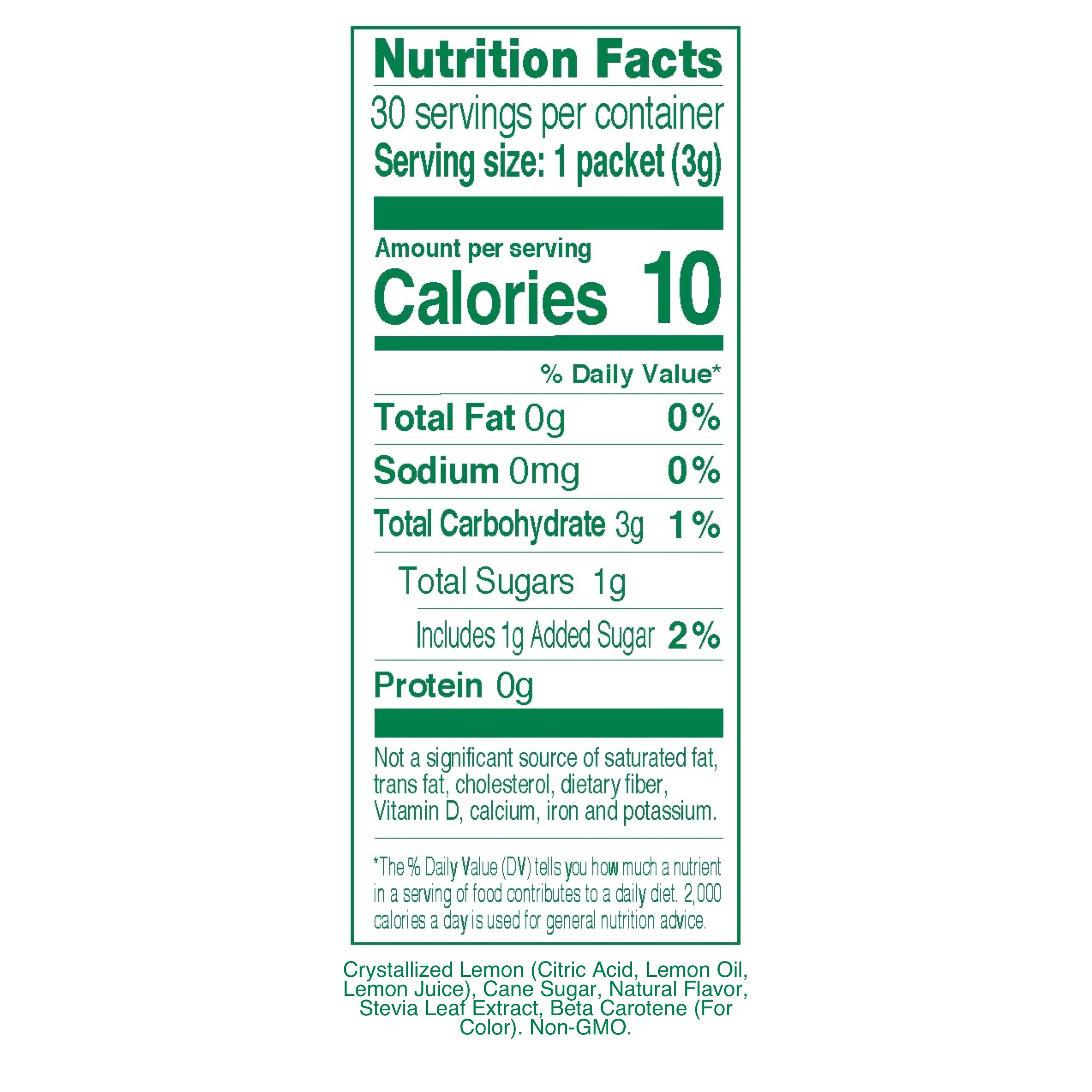 TRUE LEMON Original Lemonade Drink Mix Made From Real