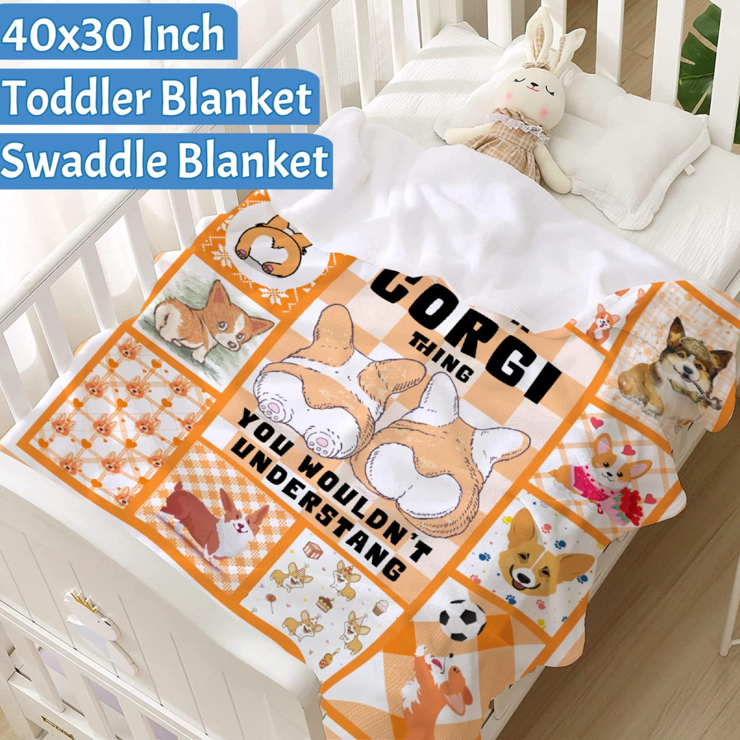 Ottoy It's A Corgi Thing, You Wouldn't Understand Super Soft Micro Fleece Blankets Plush Lightweight Quilt Dual-Sided Decorative Couch, Sofa, Travel, Lap, Bed Throw Blanket,60