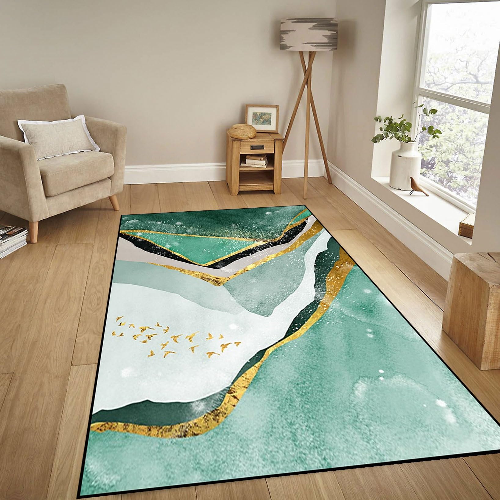 Alfombras de cocina 80 x 270 cm de poliéster lavables para pasillo largo