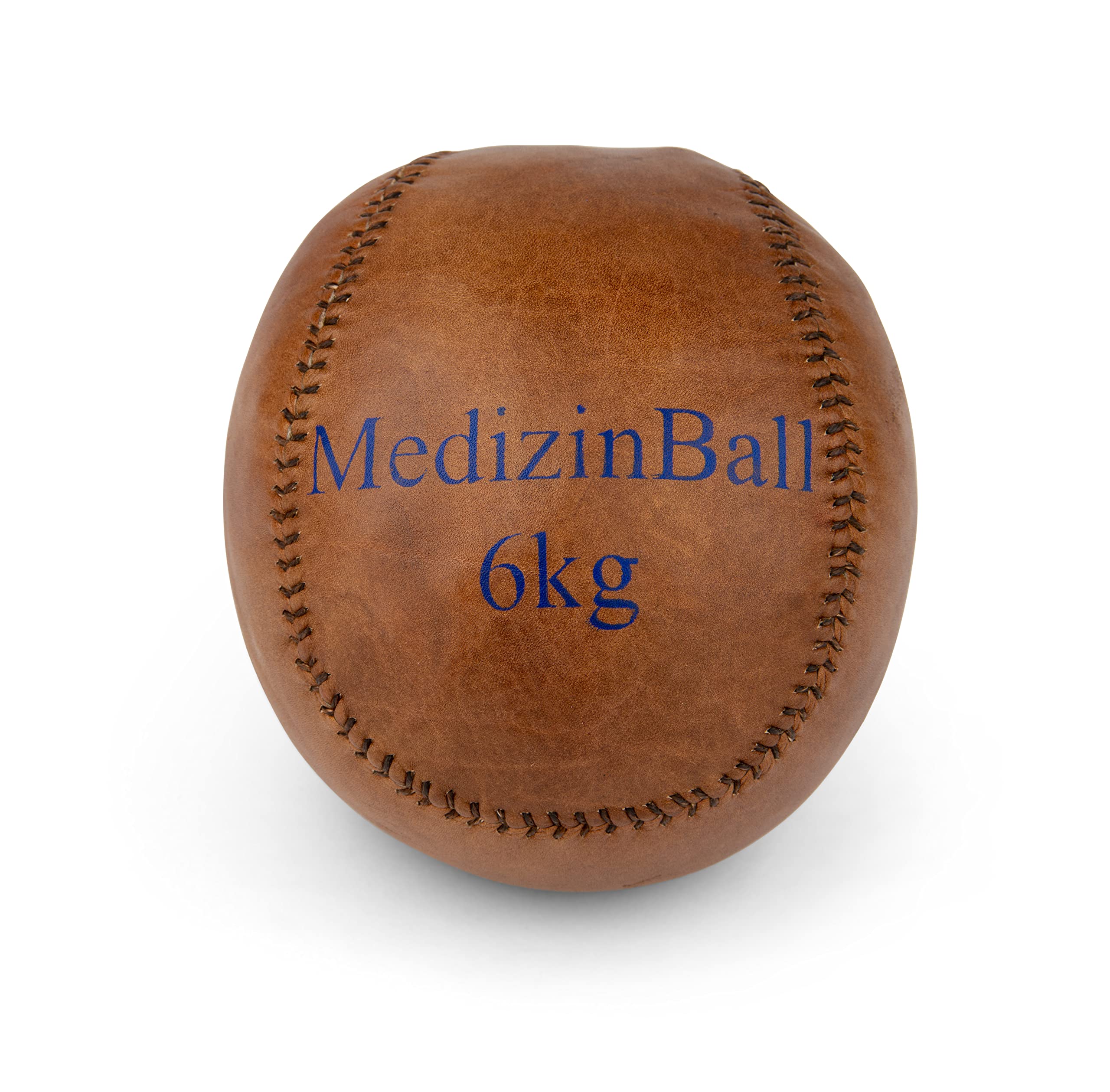 trenas Balón Medicinal de Cuero 6 kg | Máximo Desafío | Entrenamientos de Alta Intensidad