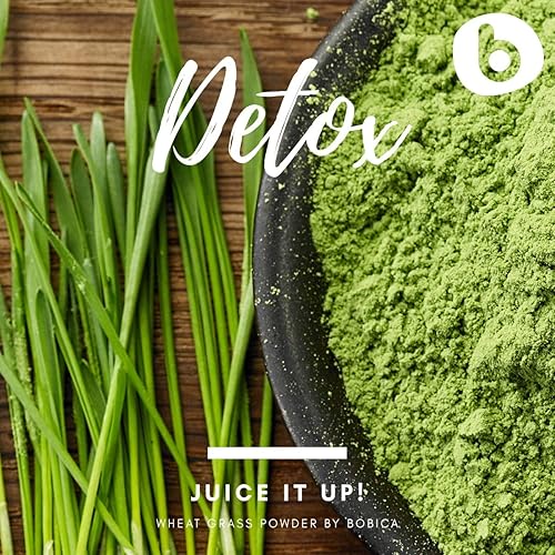 Miniatura 5 de b Polvo de pasto de trigo orgánico, para desintoxicación y apoyo a la inmunidad, superalimento, vegano, rico en fibras, clorofila, minerales, sin