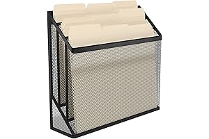 1InTheOffice Mesh 3 Compartment Desk Organizer