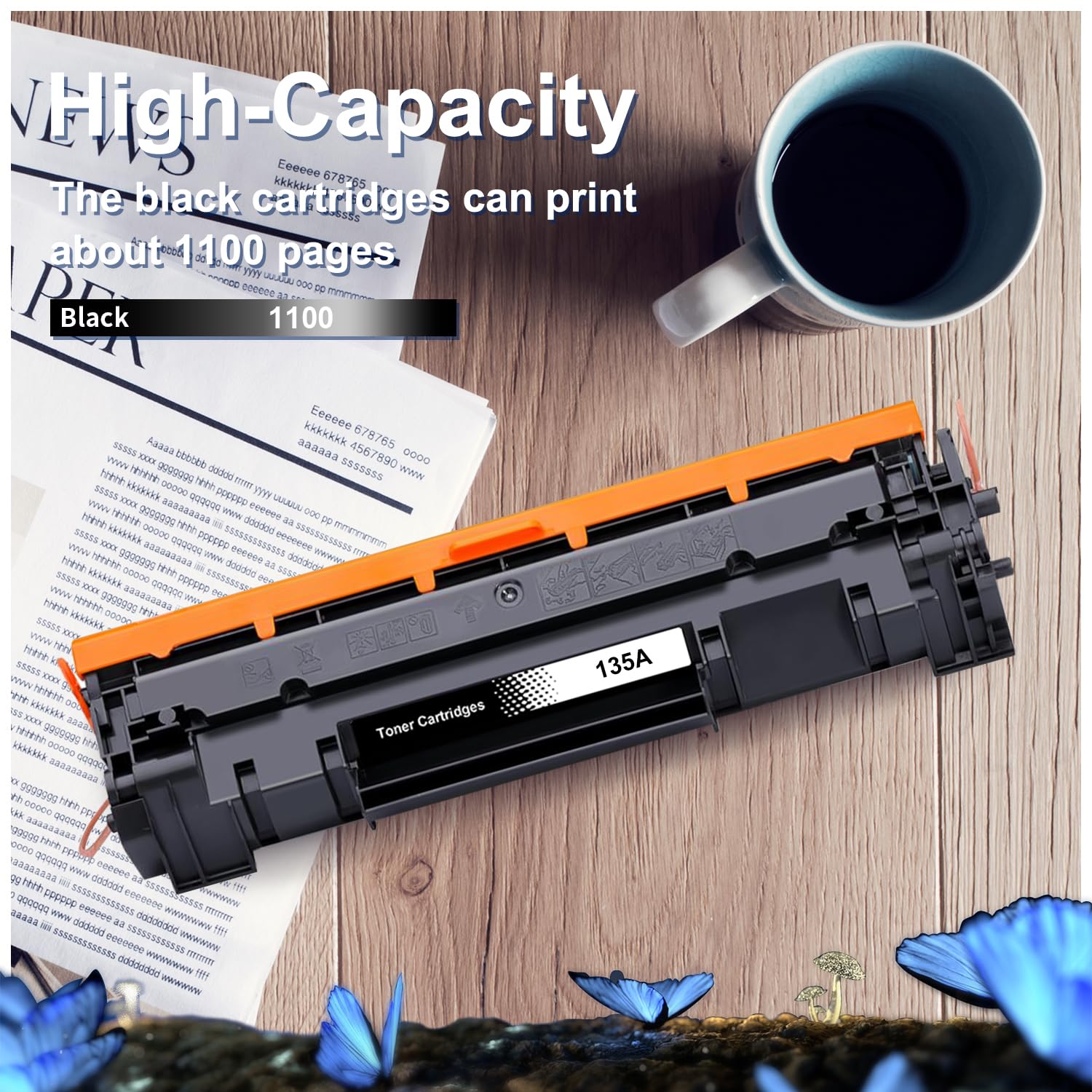 LOSMANN Toner 135A W1350A (Z CHIPEM) kompatybilny z HP 135A 135X W1350X kompatybilny z LaserJet MFP M234dw M234sdw M234sdn M234dwn M209dw M209dwn M234 M209 (1 czarny)
