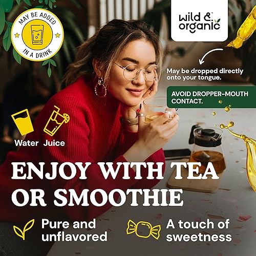 Miniatura 5 de Wild & Organic Gotas de raíz de maca para mujeres y hombres, estado de ánimo, enfoque, estilo de vida activo, suplemento de maca peruana, tintura