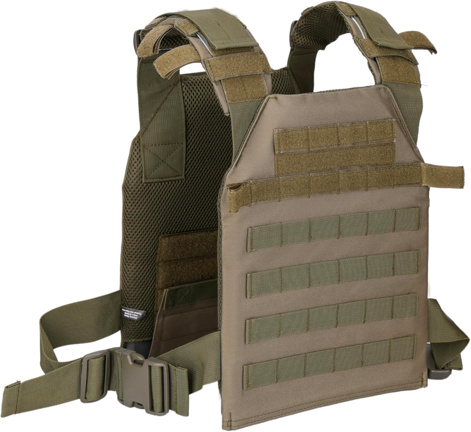 Greencity Weight Vest Adjustable Strength and Endurance Training, Tactical Vest Quick Release with Molle System, Fitness Workouts, Running