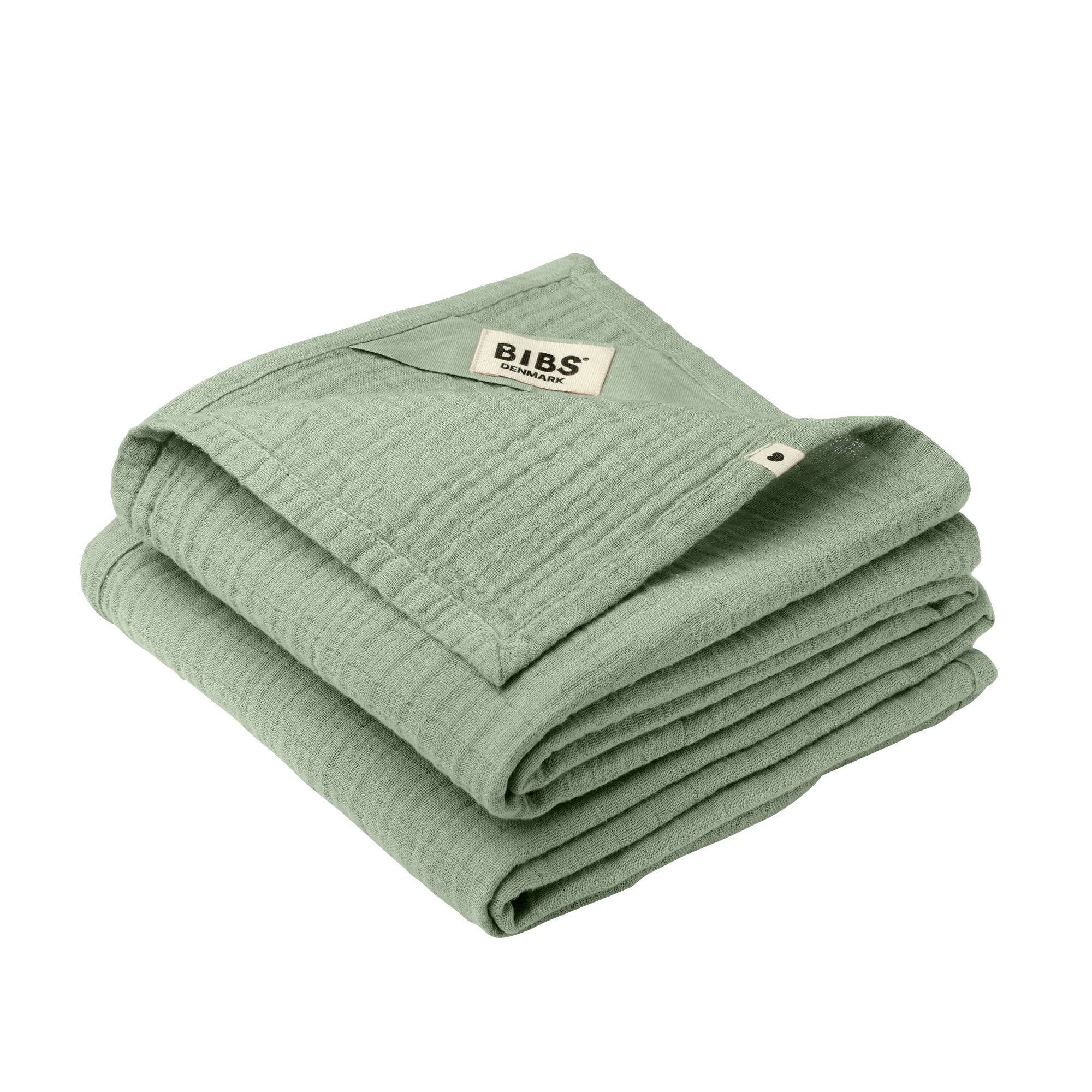 BIBS Cuddle Cloth Muslin 2-pack 70x70 cm - Sage