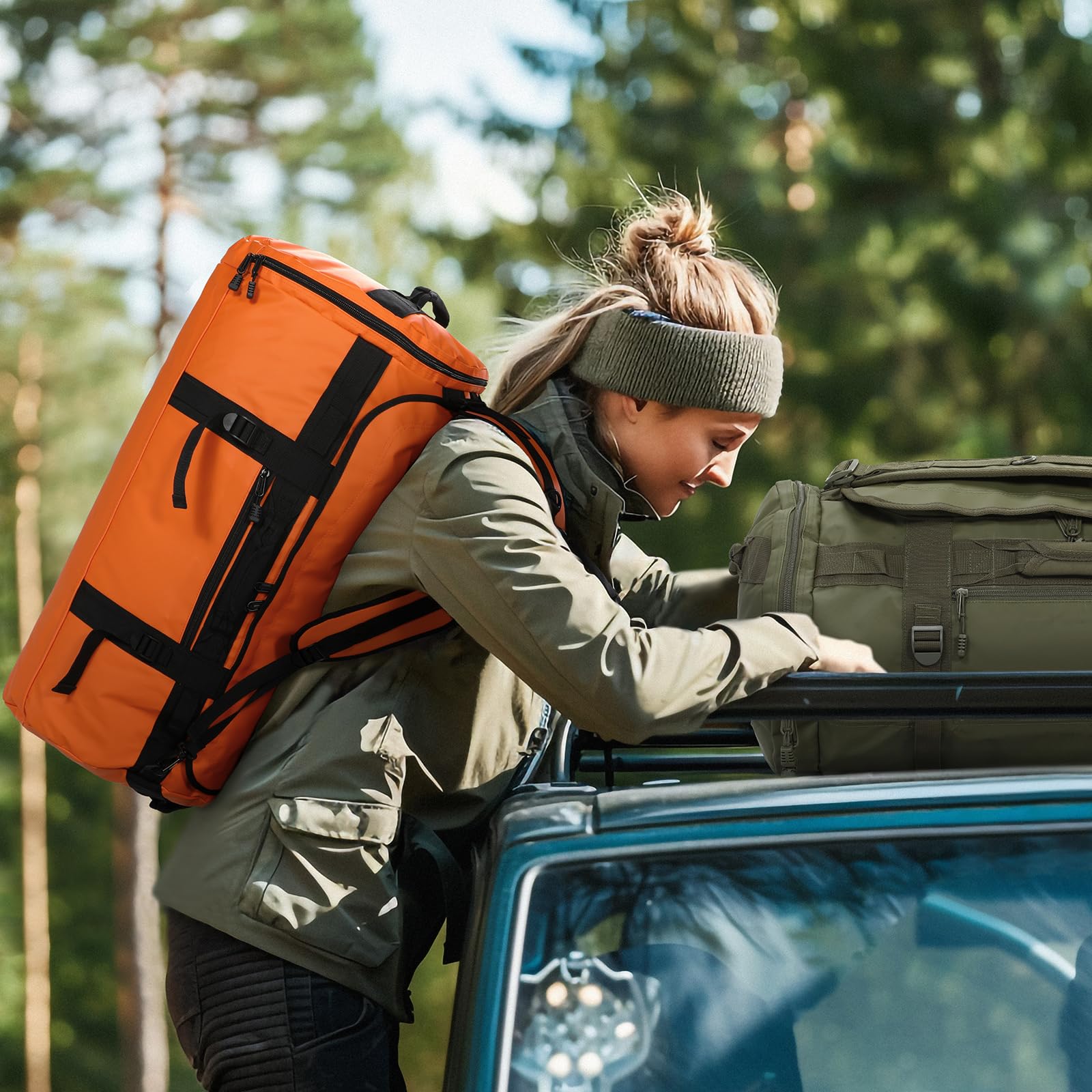 MIER Unisex Seesack Gepäck-Handgepäck