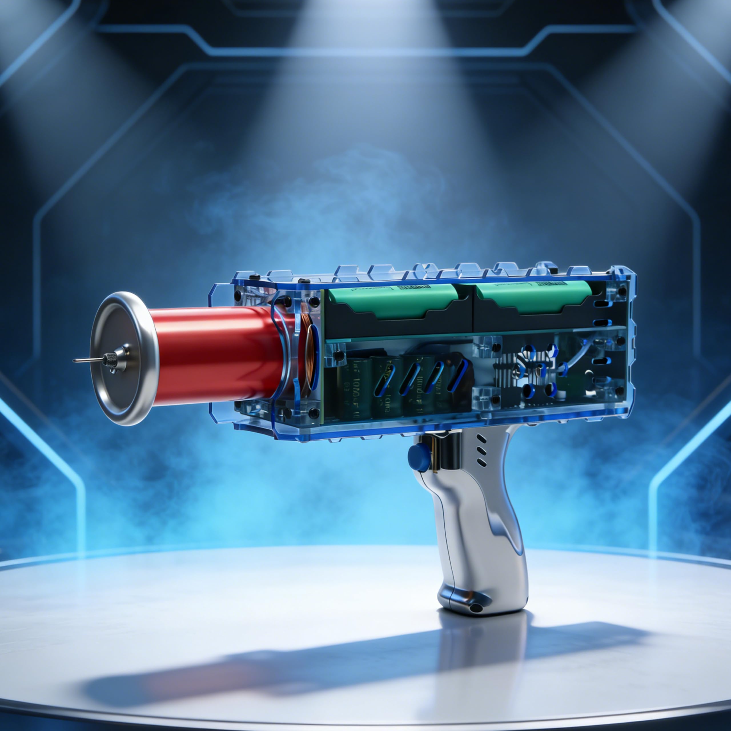 2025 Wireless Tesla Coil Gun Pro – 4. Generation Handheld-Lichtbogengenerator, 10 cm verstellbarer Blitz, 2900 mAh wiederaufladbarer Akku, sicherer Berührungsmodus für wissenschaftliche Bildung und