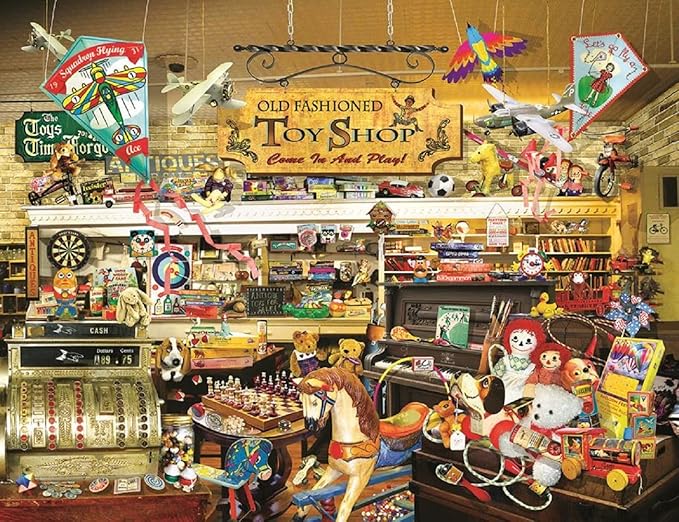 an Old Fashioned Toy Shop 1000 pc Jigsaw Puzzle Toys & Games