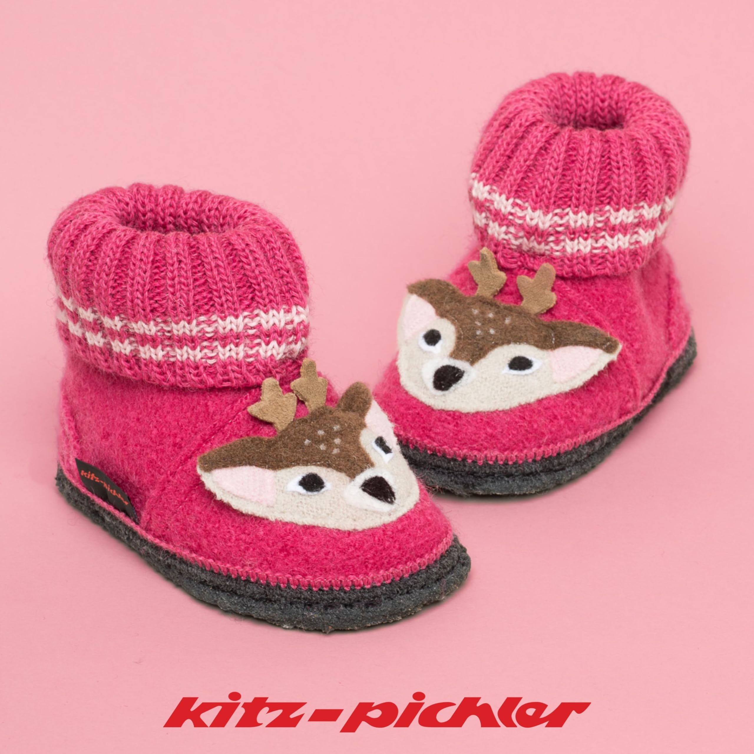 Kinder-Hüttenschuhe Kauns Reh für Jungen & Mädchen
