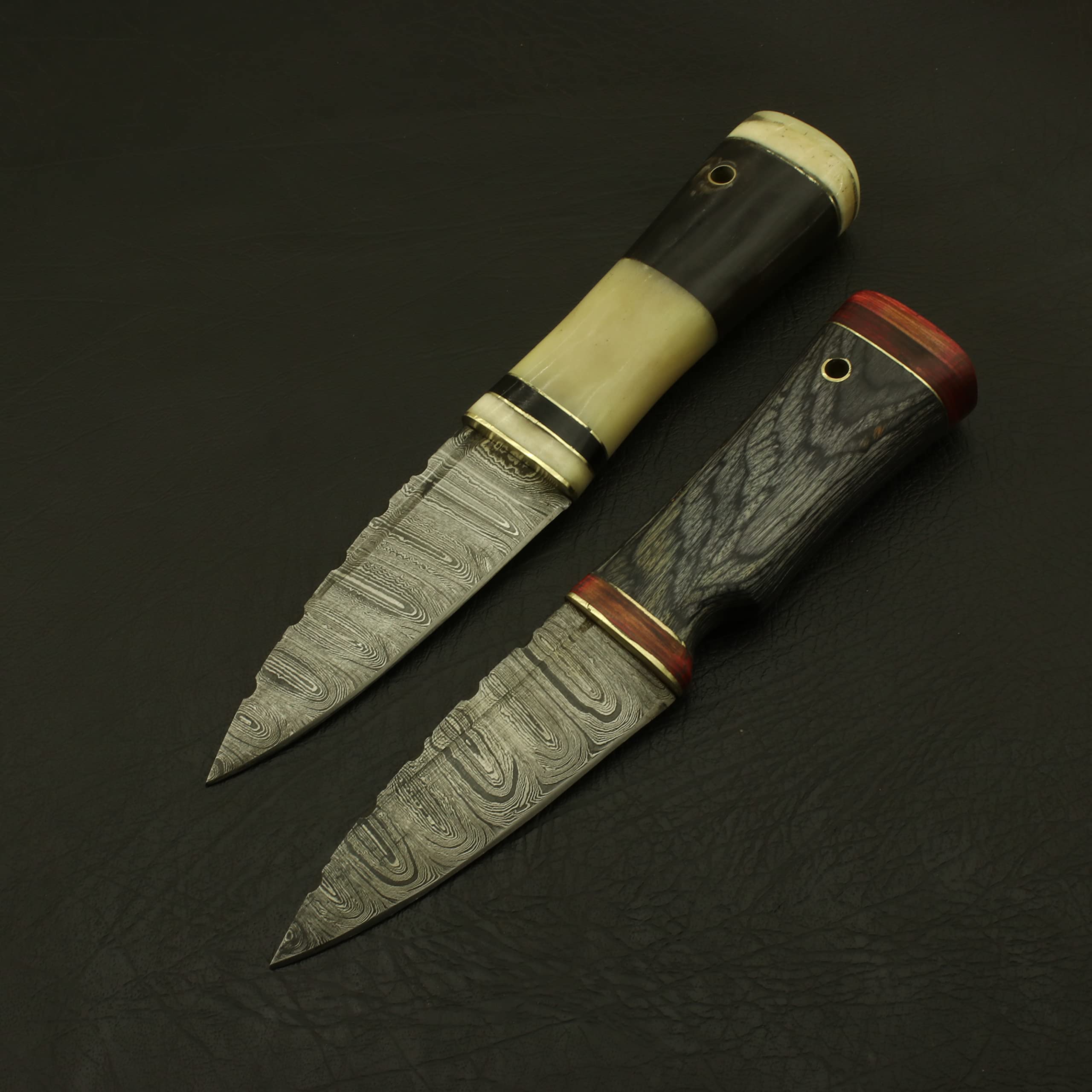 Handmade Damascus Sgian Dubh Amazon HANDMADE Scottish Dirk SGIAN