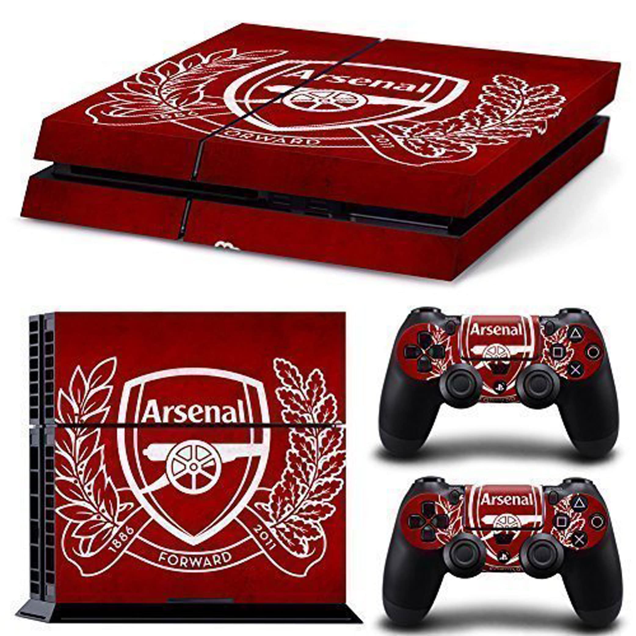 Elton Arsenal 1886-2011 Theme Skin Sticker Cover for PS4 Console and Controllers (B01JIUY0QW) Amazon Price History, Amazon Price Tracker