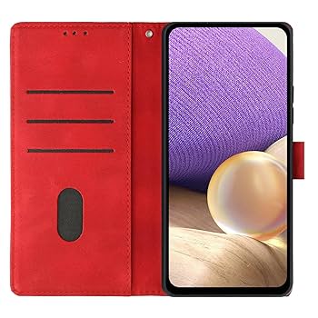 Amazon.co.jp: ZXL RedmiNote 11S 4G用レッドフリップウォレット