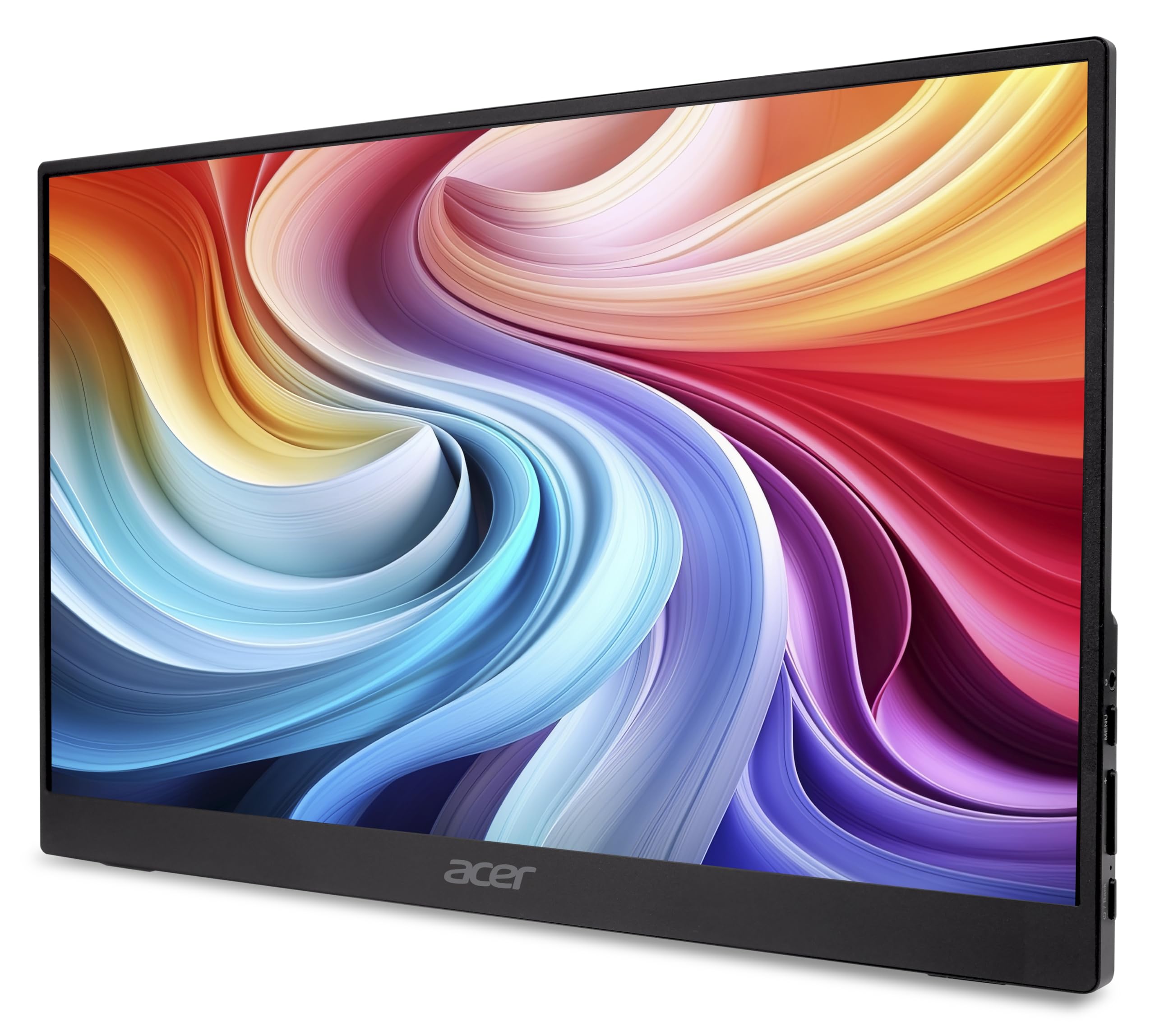 Acer, PM1, Tragbarer Monitor, 15,6 Zoll, Full HD IPS Display, 60 Hz, 4 ms, AdaptiveSync, HDMI 1.4, 2 x USB Typ C, Schwarz