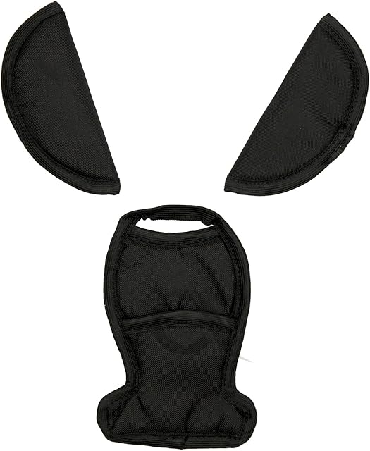 BELTS PADS SHOULDER STRAP AND CROTCH COVER fits MAXI COSI Cabriofix Cabrio car seat (black)