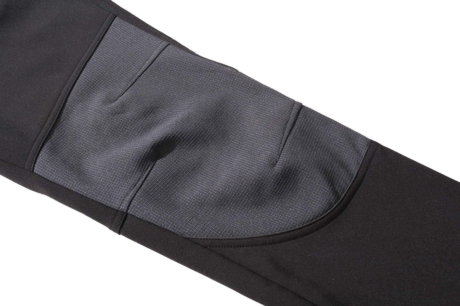 BenBoy Pantaloni Trekking Uomo Invernali Impermeabile Pantaloni da Sci Neve Arrampicata Escursionismo Caldo Pantaloni Softshell Outdoor