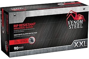 Venom Steel Nitrile Gloves: Ultra-Durable Protection for Demanding Tasks