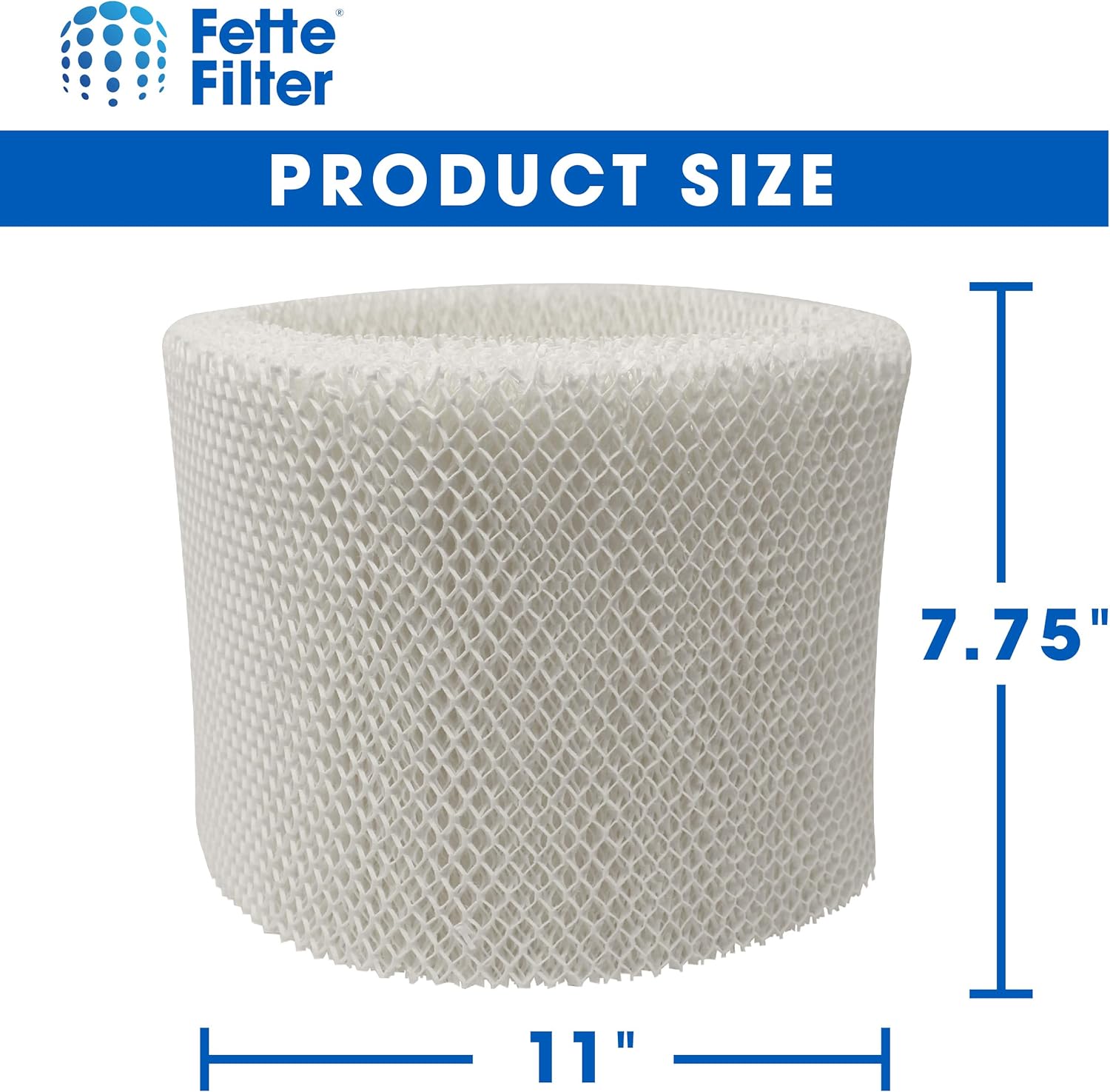 Fette Filter - Premium Material Humidifier Wicking Filters Compatible with Honeywell HC-14 Replacement Humidifier Filter E HC-14V1, HC-14, HC-14N. (Pack of 2)