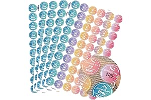 600 Pronoun Stickers Bulk: Express Personal Identity