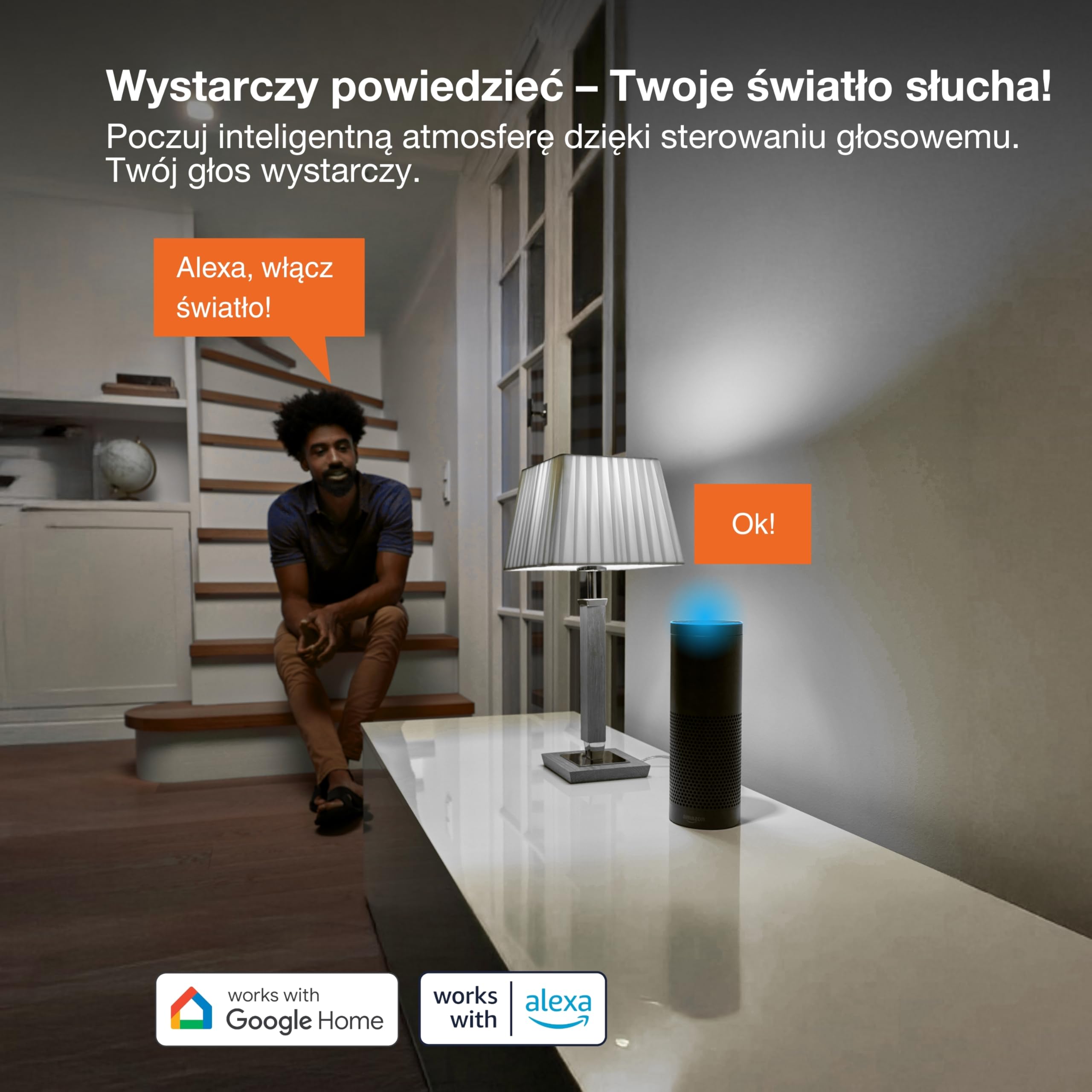 OSRAM Żarówka LED SMART B40 w kształcie świecy E14, 4,9 W ZigBee 3.0, regulowana barwa biała 2700–6500 K, ściemnialna, sterowanie aplikacją, Alexa,4-Pack