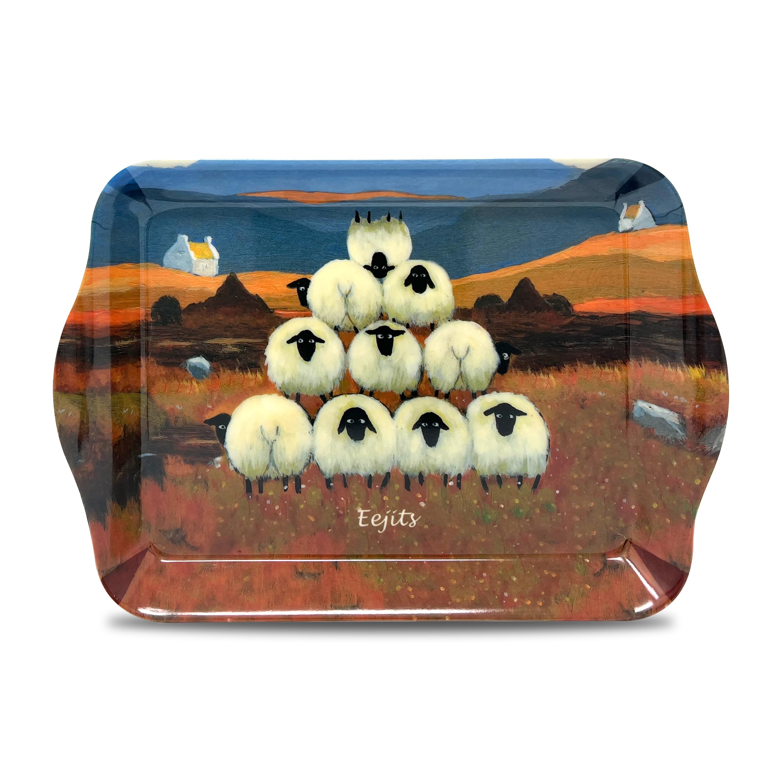 Thomas Joseph Multicolor Small Scatter Tray By - Eejits - Funny Sheep Gift