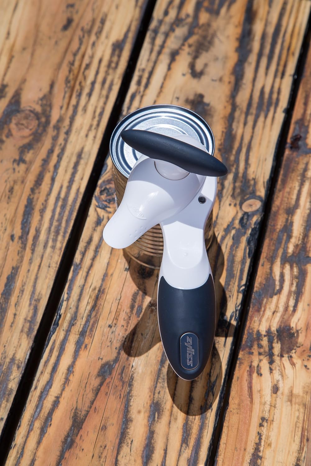 ZYLISS "Safe Edge" Smooth Safety Can Opener, White