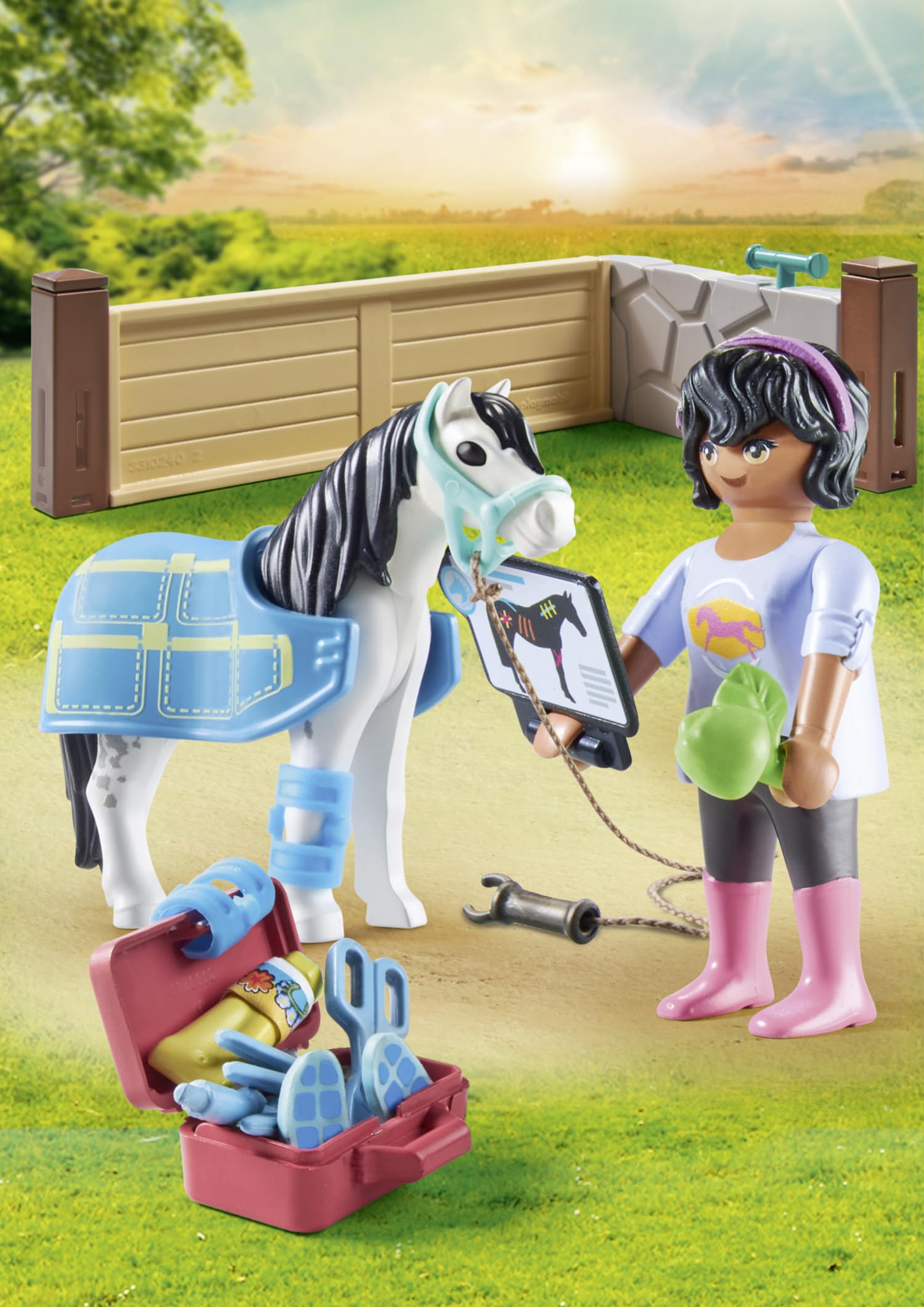 PLAYMOBIL 71497 Horses of Waterfall: Horse Therapist - Image 3