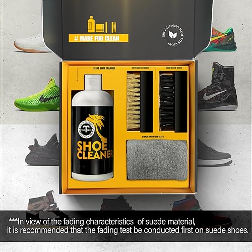 Miniatura 6 de Kit de limpieza de zapatos de 13 onzas, kit de limpieza de zapatos, kit de limpieza de zapatos blancos, kit de limpieza de zapatos para zapatos