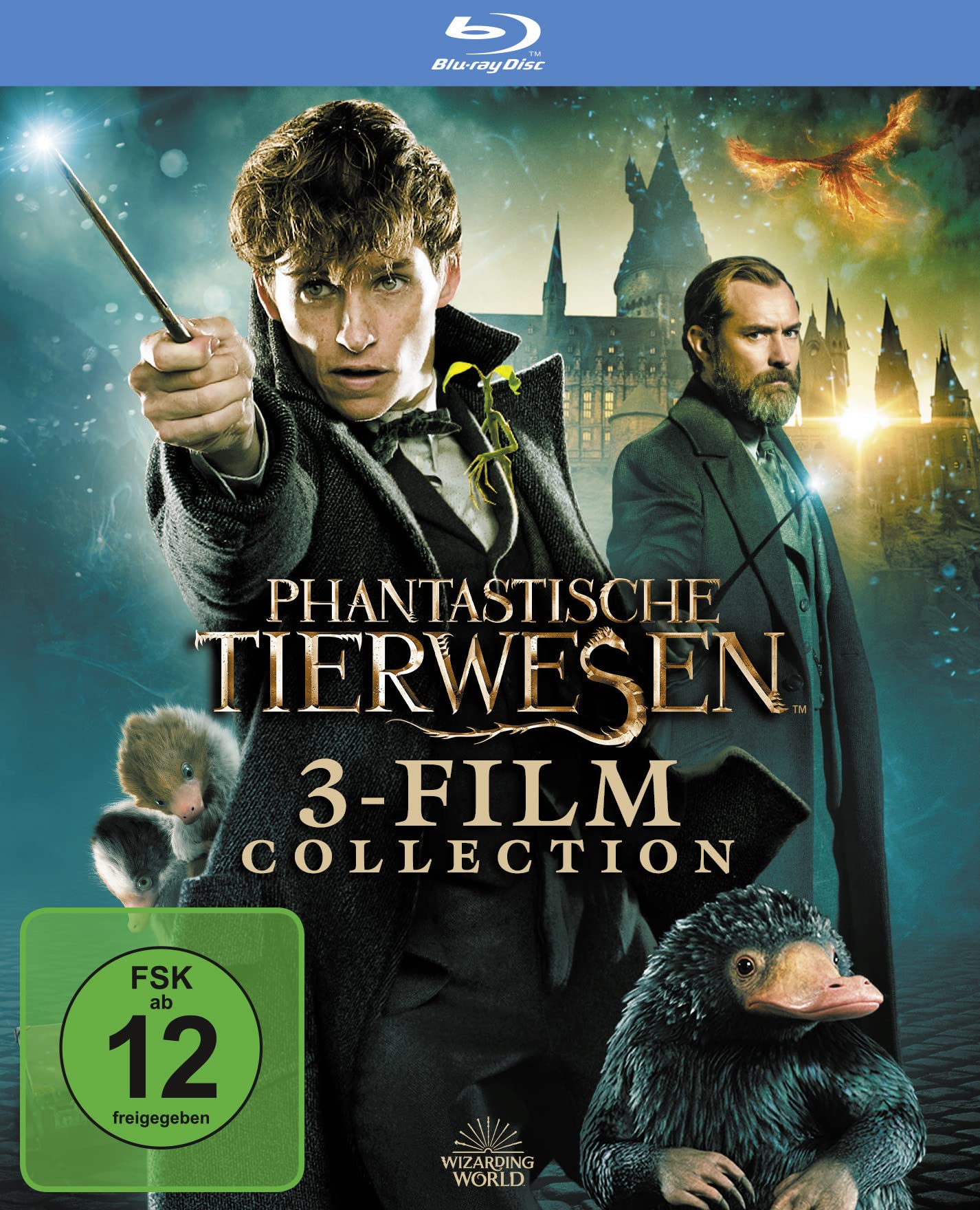 Saga Animales Fantásticos 3 Películas Blu-ray formato físico original trilogía de magia y hechicería