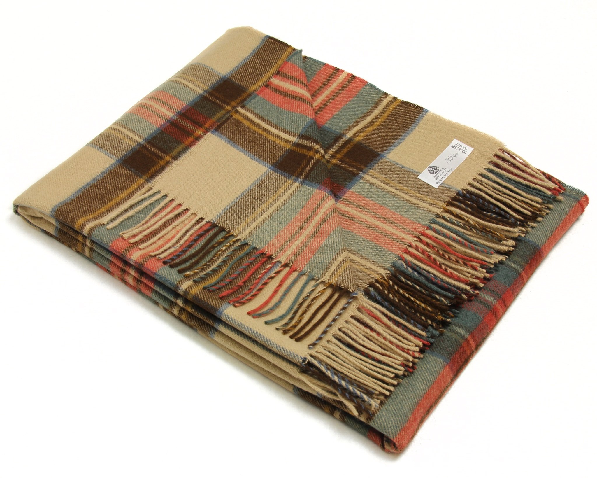 Bronte at  ブランケット　スロー Amazon｜Bronte スローブランケット - タータンスロー - メリノ