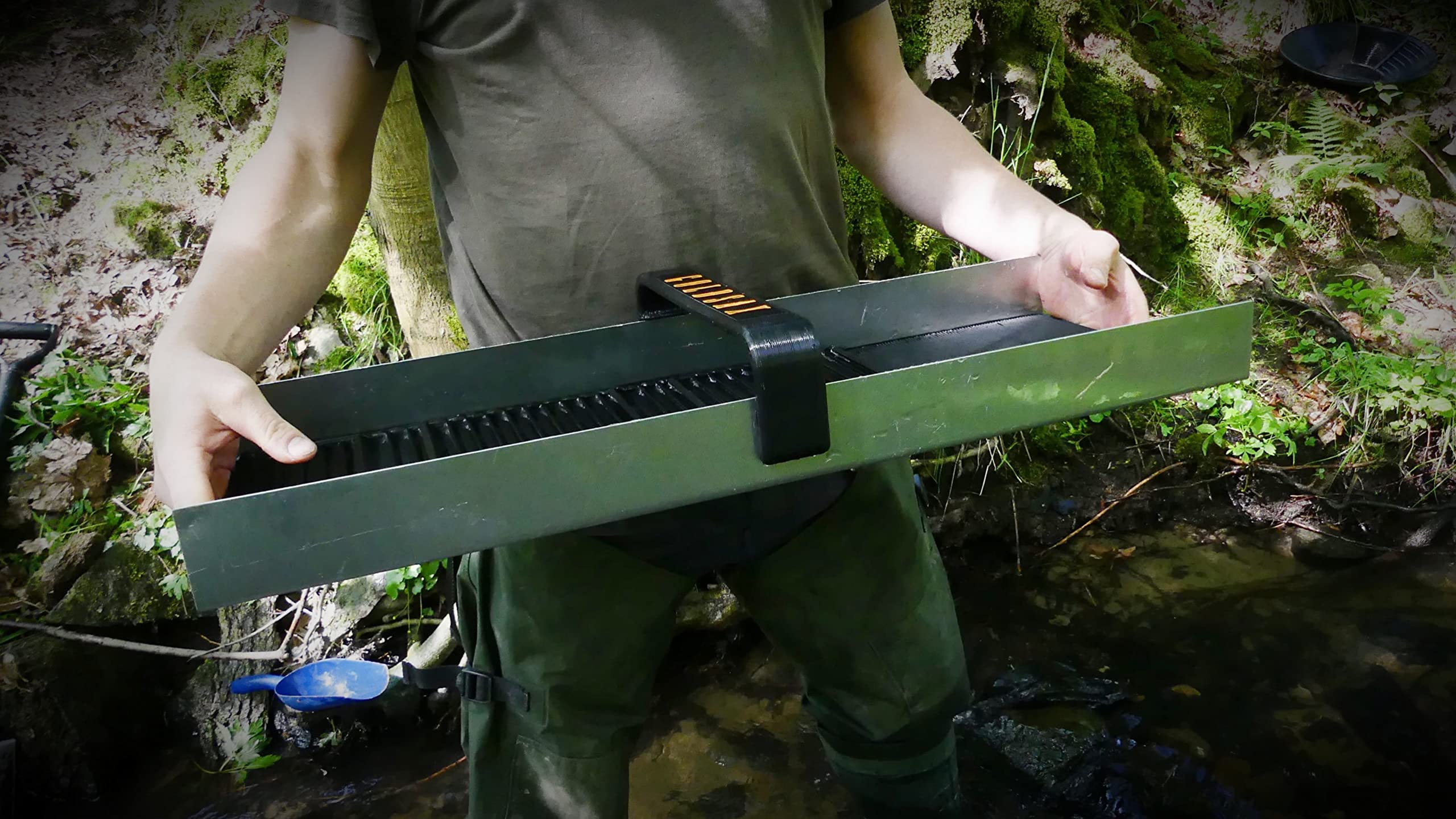 Ranger, Una sonda Professionale per Il Lavaggio dell'oro - Una Grande rampa per la Massima Rotazione del Materiale